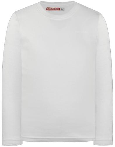 Βαμβακερή μπλούζα με λαιμόκοψη Energiers Basic Line για αγόρι | ΕΚΡΟΥ