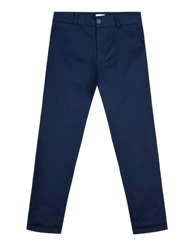 Ελαστικό, βαμβακερό, μονόχρωμο παντελόνι με τσέπες για αγόρι.Boutique collection | ΜΑΡΕΝ