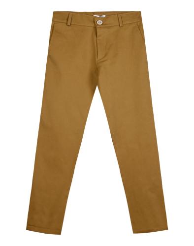 Ελαστικό, βαμβακερό, μονόχρωμο παντελόνι με τσέπες για αγόρι.Boutique collection | ΤΑΜΠΑ