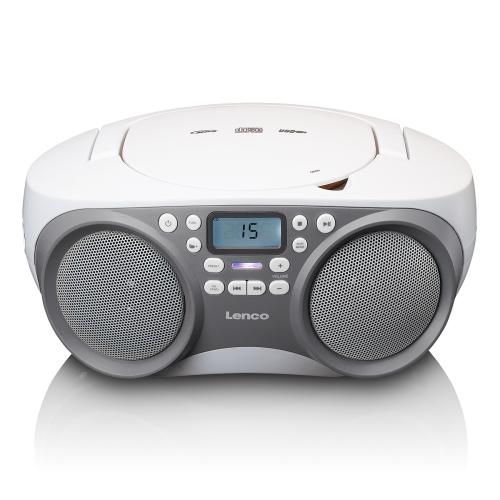 SCD-301 GREY / WHITE ΦΟΡΗΤΟ CD / RADIO / MP3 & USB PLAYER