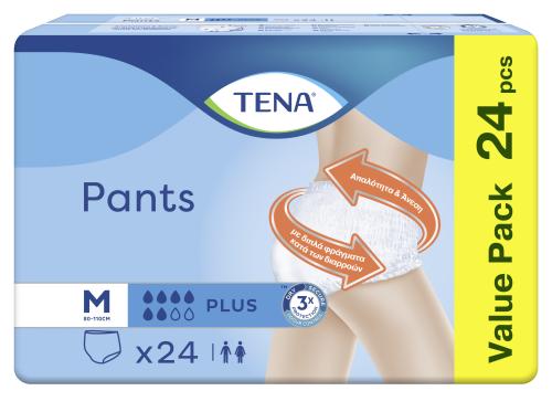Πάνες ενηλίκων Medium Tena Pants Plus (24 τεμ)