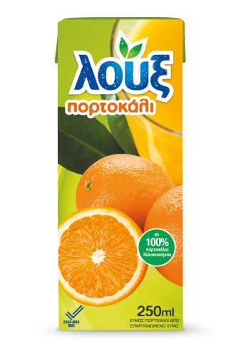 Φυσικός Χυμός Πορτοκάλι Λουξ (250ml)
