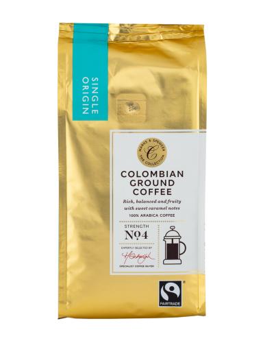Αλεσμένος και καβουρδισμένος καφές Κολομβίας Marks & Spencer (227g)