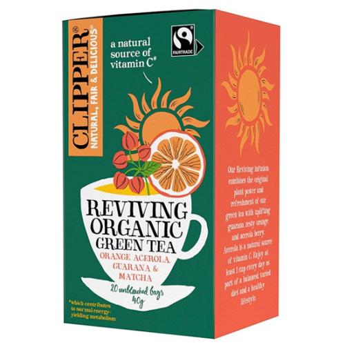 Βιολογικό Πράσινο Τσάι Mix Reviving Clipper 20 tmx (40g)