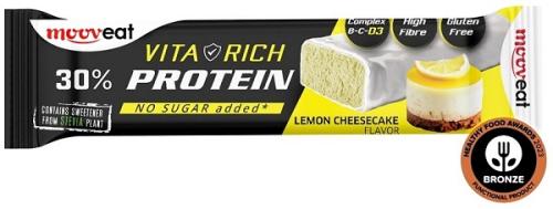 Μπάρα Πρωτεΐνης Lemon Cheesecake Vita-Rich 30% MOOVEAT (60g)