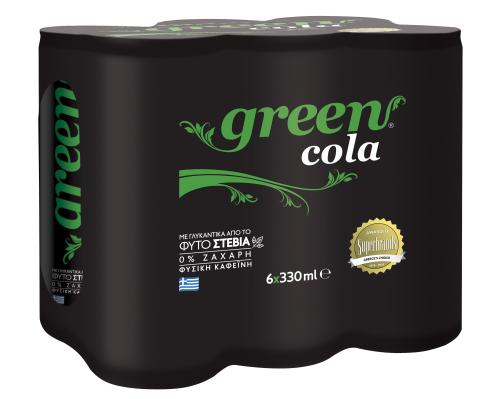 Αναψυκτικό Κουτί Green Cola (6x330ml)