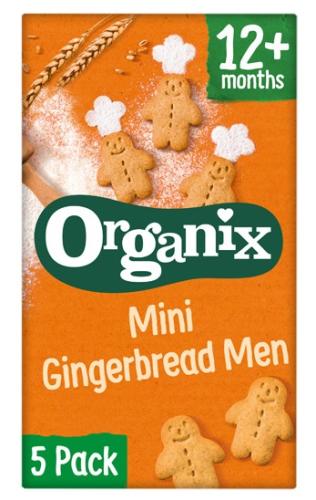 Βιολογικά Μπισκότα Ολικής Gingerbread Organix (5x20g)