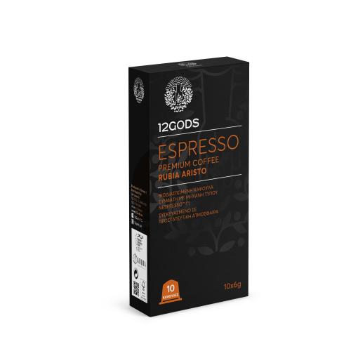 Κάψουλες espresso Rubia Aristo 12 Gods (10 τμχ)