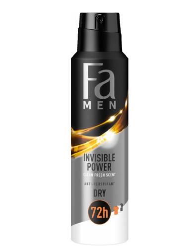 Αποσμητικό Spray Invisible Power Dry 72h Fa Men (150ml)