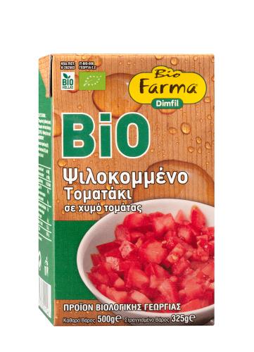 Βιολογικό Τοματάκι Ψιλοκομμένο Bio Farma (500 g)