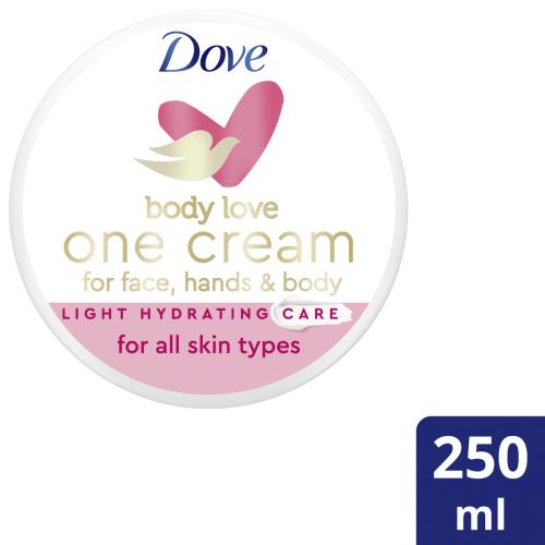 Ελαφριά Ενυδατική Κρέμα για Όλους τους Τύπους Δέρματος Dove (250ml)