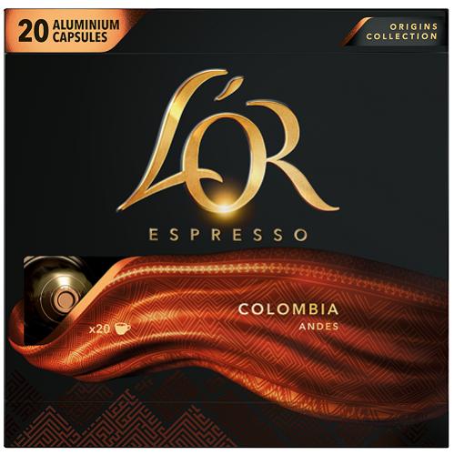 Κάψουλες espresso Colombia L'OR (20τεμ)