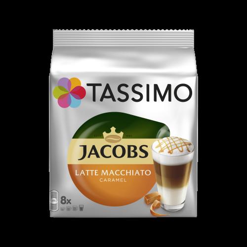 Κάψουλες Latte Machiatto Caramel Για Μηχανή Tassimo Jacobs (8 τεμ)