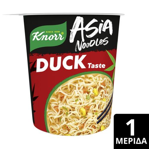 Noodles με Γεύση Πάπια Snack Pot Knorr (61g)