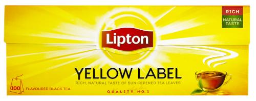 Τσάι Yellow Label Lipton (100 φακ x 1,5 g)