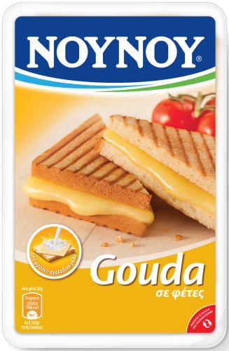 Τυρί Gouda σε φέτες NOYNOY (10 φέτες) (200g)