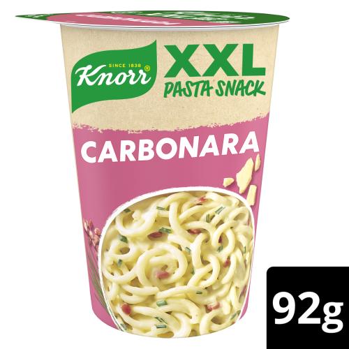 Ζυμαρικά Καρμπονάρα Snack Pot XXL Knorr (92g)