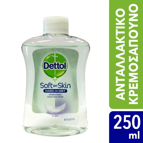 Ανταλλακτικό Υγρό Κρεμοσάπουνο για Ευαίσθητες Επιδερμίδες Dettol (250 ml)