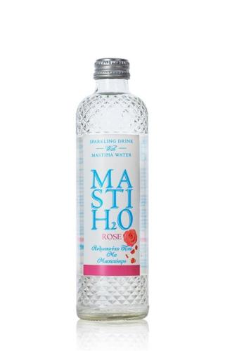 Ανθρακούχο Νερό με Γεύση Μαστίχα και Τριαντάφυλλο MastiH2O (330 ml)