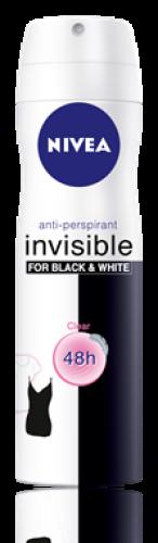 Αποσμητικό Spray Black & White Clear Invisible Nivea Deo (150 ml)