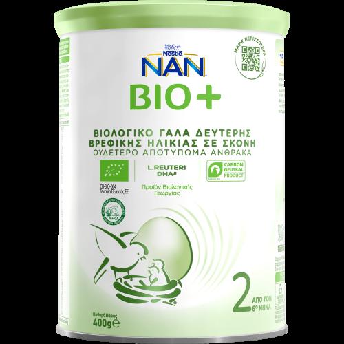 Γάλα 2ης Βρεφικής Ηλικίας σε Σκόνη Βιολογικό NAN Bio 2 Nestle (400 g)