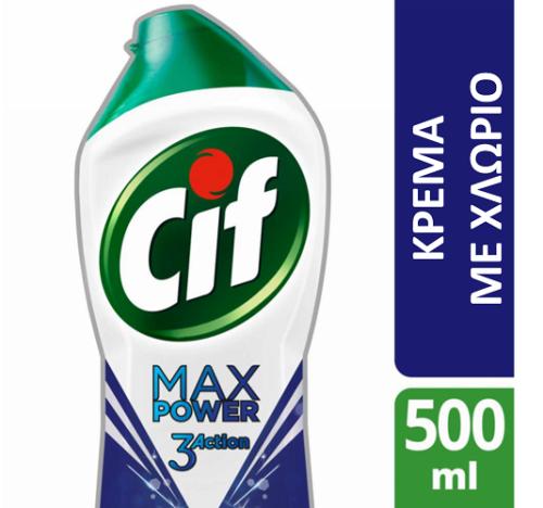 Κρέμα Γενικού Καθαρισμού με Ενεργό Χλώριο Cif (500 ml)