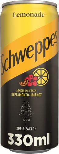 Λεμονάδα Κουτί Schweppes (330 ml)