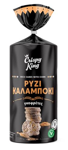 Ρυζογκοφρέτες Με Καλαμπόκι Crispy King (100 g)