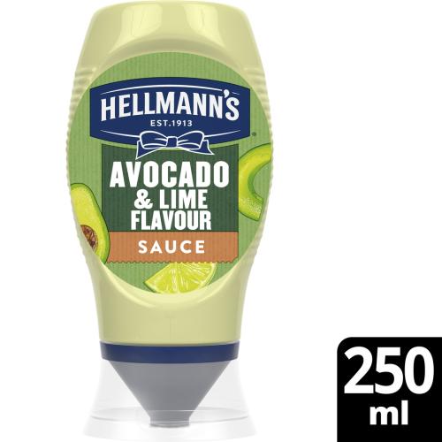 Σάλτσα με Αβοκάντο και Lime, Hellmann's (250 ml)