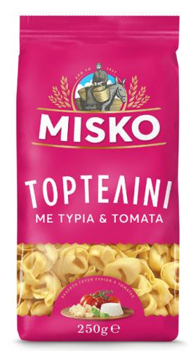 Τορτελίνι Γεμιστό με Τυρί & Ντομάτα Misko (250 g)