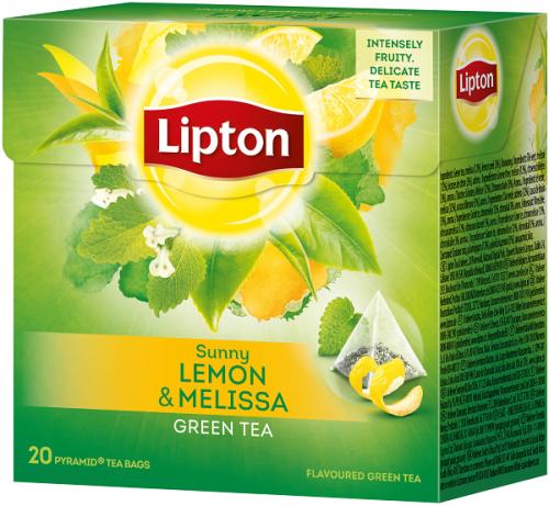 Τσάι Πράσινο Λεμόνι Μελισόχορτο Lipton (20 πυραμίδες x 1,6 g)