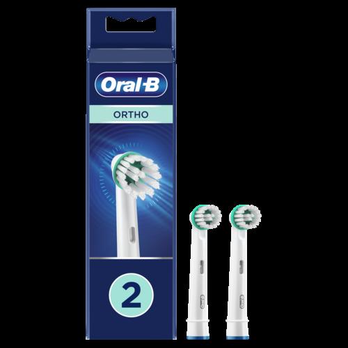 Ανταλλακτικές Κεφαλές Ηλεκτρικής Οδοντόβουρτσας Ortho Oral-B (2τεμ)