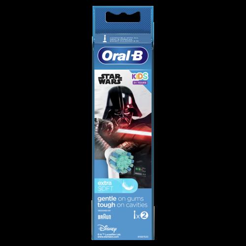 Ανταλλακτικές Κεφαλές Παιδικής Ηλεκτρικής Οδοντόβουρτσας Star Wars Oral-B (2τεμ)
