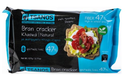 Crackers Bran Κλασικά, Τσάνος (107g)