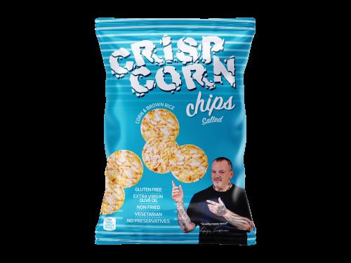Crisp Corn Chips με γεύση αλάτι (60g)