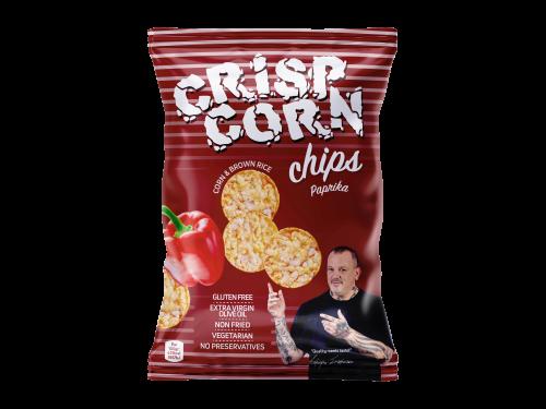 Crisp Corn Chips με γεύση πάπρικα (60g)