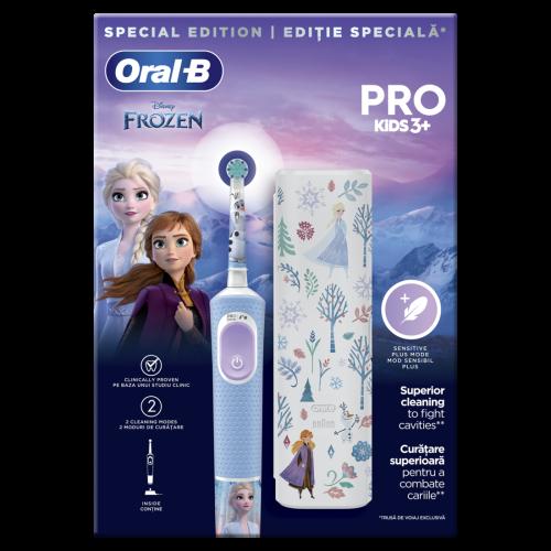 Ηλεκτρική Οδοντόβουρτσα Vitality Pro Kids Frozen με θήκη Oral-B (1 τεμ)