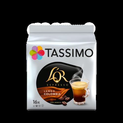 Κάψουλες Espresso L'Or Lungo Colombia Για Μηχανή Tassimo Jacobs (16 τεμ)