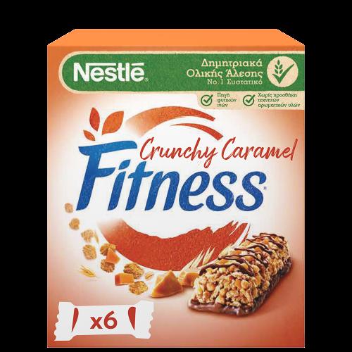Μπάρες Δημητριακών Fitness Crunchy Caramel Nestle (6x23.5g)