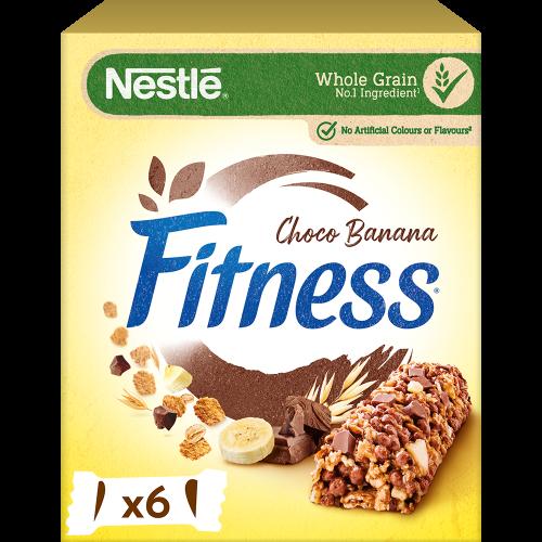 Μπάρες Δημητριακών Σοκολάτα Μπανάνα Fitness Nestle (6x23,5g)