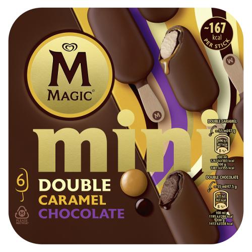 Παγωτό Mini Double Chocolate Caramel Magic (6X55 ml)