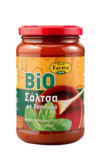 Σάλτσα με Βασιλικό Βιολογική Bio Farma (350 g)