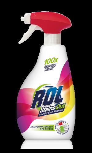 Spray αφαιρετικό λεκέδων προ-πλύσης StainsOut Rol (325 ml)