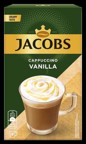 Στιγμιαίος καφές Cappuccino Βανίλια Jacobs (8 τεμ)