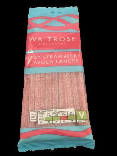 Ζελεδάκια Fizzy Strawberry Lances Waitrose (65g)