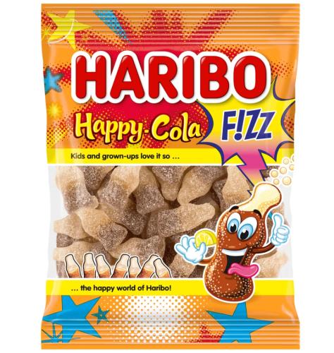 Ζελεδάκια Happy Cola Fizz Haribo (100 g)