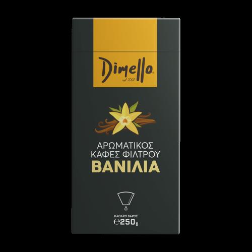 Αλεσμένος Καφές Φίλτρου με άρωμα Βανίλια Dimello (250 g)