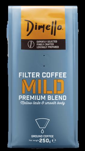 Αλεσμένος Καφές Φίλτρου Mild Dimello (250 g)