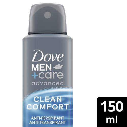 Αποσμητικό Spray Advanced Clean Comfort Dove Men+Care (300 ml) 1+1 δώρο