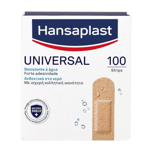 Επιθέματα Αδιάβροχα (1.9 cm-7.2 cm) Universal Hansaplast (100 λωρίδες)